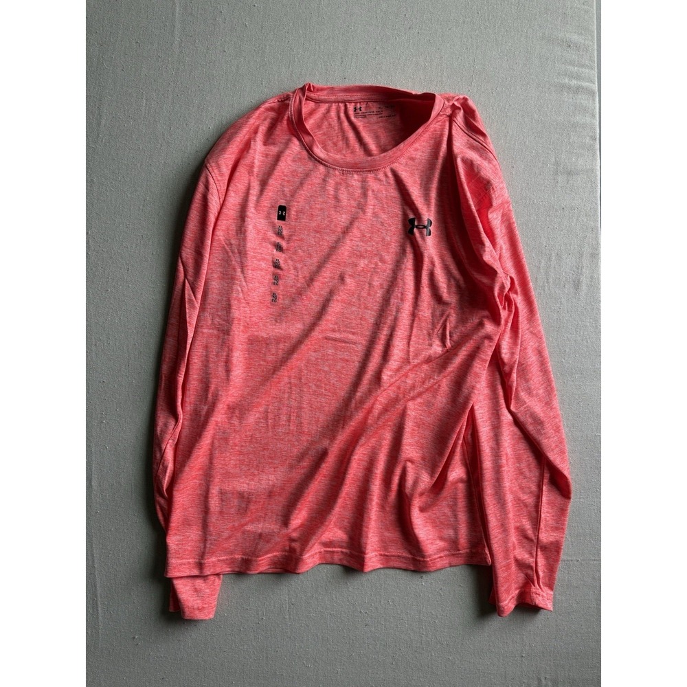 NWT Men's Under Armor Long Sleeve Shirt  Heat Heat Loose Fit XL